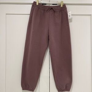 Athleta Brown Sweat Pants with Pockets. Size S NWT